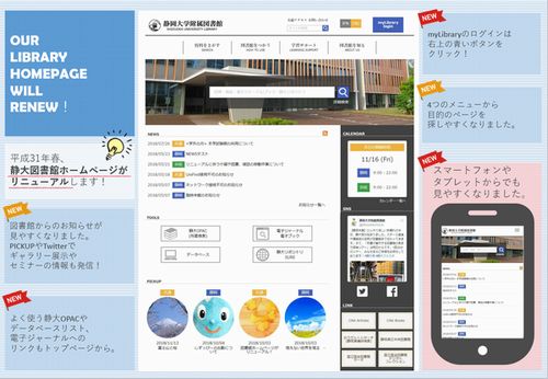 図書館HPリニューアル